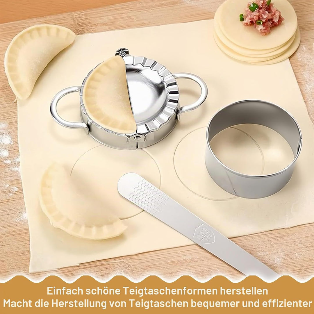8 Stück Ravioli Former Dumpling Maker Teigtaschenformer Edelstahl Knödel Ravioliformer Set Tortellin