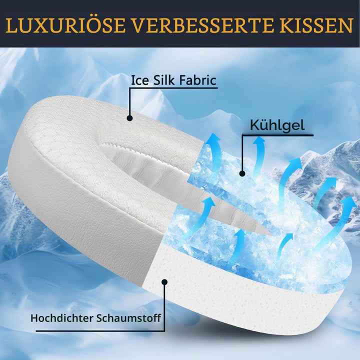 SOULWIT Kühlgel Ersatzpolster Ersatz Ohrpolster für Bose 700 (NC700 NC 700) Noise Cancelling Kopfhör