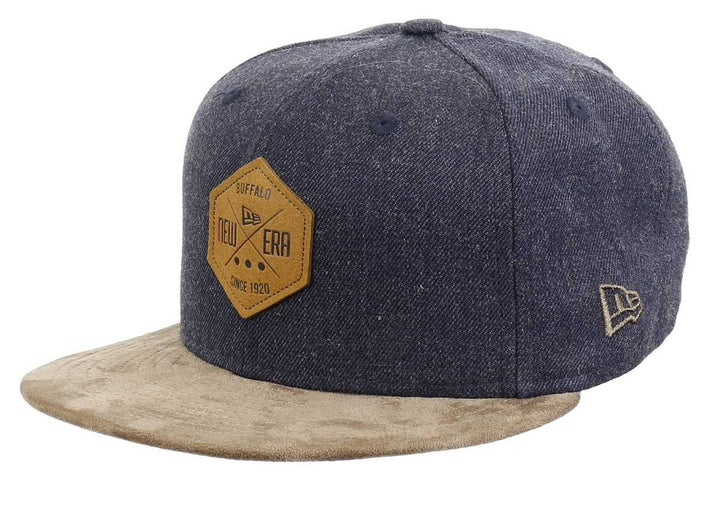New Era 59fifty Basecap Hexagon Patch 55 Blau, 55 Blau