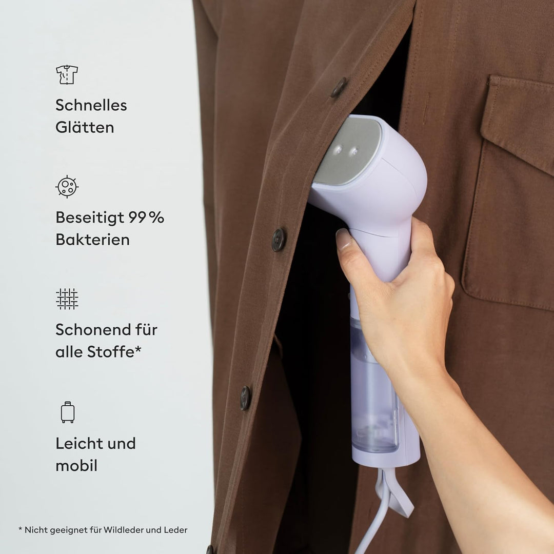 Steamery Dampfglätter Cirrus X Steamer, 1200W, Edelstahl-Mundstück, 20 Sekunden schnelles Aufheizen,