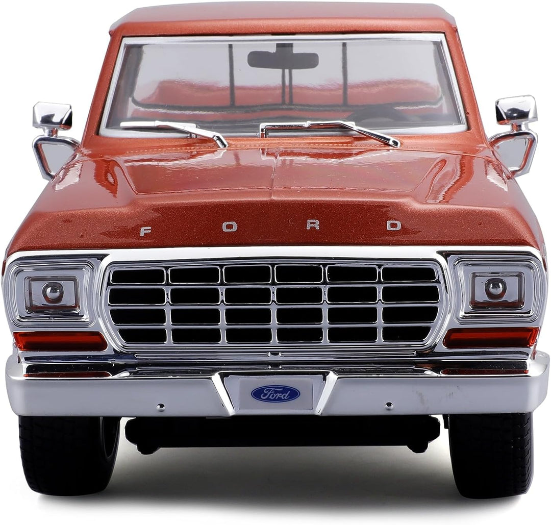 Maisto Ford F150 Pick-Up (1979): Modellauto im Massstab 1:18, Türen, Motorhaube und Heckklappe beweg