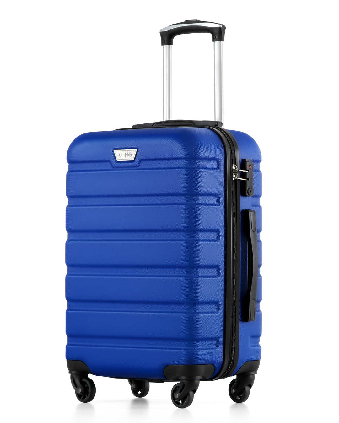 COOLIFE Handgepäck Koffer für EasyJet, 56cm M, PC+ABS, Hartschale, Leicht Robuster, Reisekoffer mit