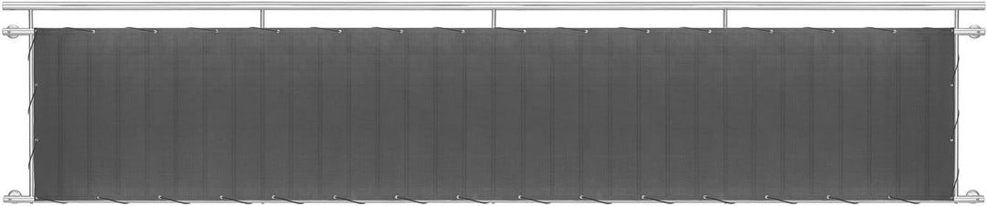 Ventanara® Balkonverkleidung Sichtschutz PVC Balkonumspannung Zaun Verkleidung Blende Windschutz Fol