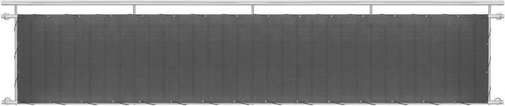 Ventanara® Balkonverkleidung Sichtschutz PVC Balkonumspannung Zaun Verkleidung Blende Windschutz Fol