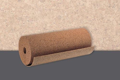 DECOSA Korkrolle 4 mm, unbehandelt, 1 Rolle à 5 m x 0,5 m x 4 mm (= 2,5 qm) 01 Rolle / 2,5 QM, 01 Ro