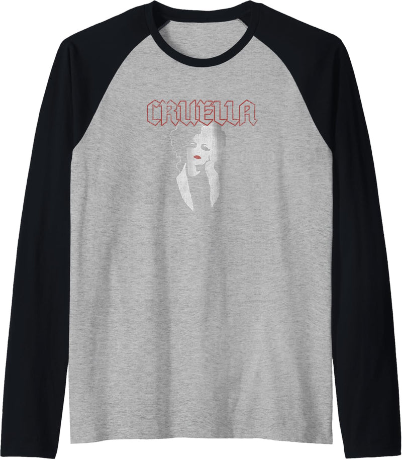 Disney Cruella Dark Portrait Raglan