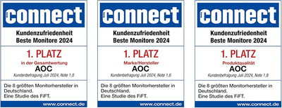AOC Gaming 24G2SPAE - 24 Zoll FHD Monitor, 165 Hz, 1 ms MPRT, FreeSync, G-Sync Compatible, Lautsprec
