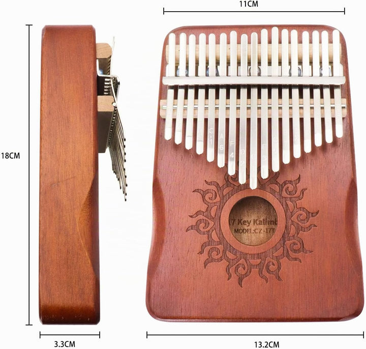 Kalimba Daumenklavier 17 Schlüssel - Kalimba Thumb Piano Instrument Finger Klavier Musikinstrument G