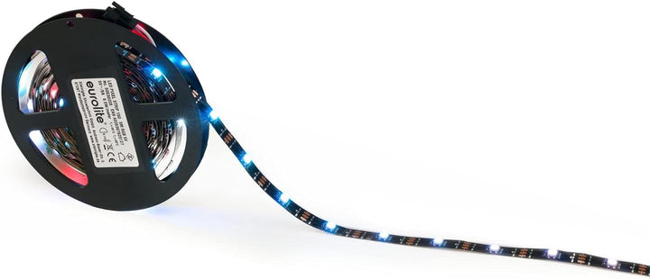 EUROLITE LED Pixel Strip 150 5m RGB 5V | Digitaler LED-Pixelstreifen mit RGB-LEDs für den Innenberei