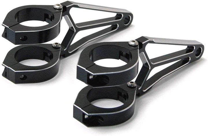 Gabel Montiert Motorrad Scheinwerfer-Halter 37mm - 38mm Razor Stil Hochwertig CNC Bearbeitet Alumini