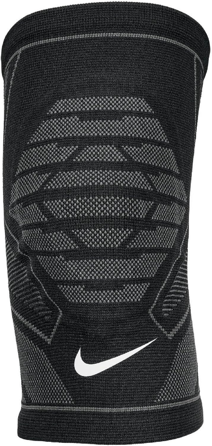 Nike Unisex – Erwachsene Knitted Knee Sleeve Kniebandage M 031 BLACK/ANTHRACITE/WHITE, M 031 BLACK/A