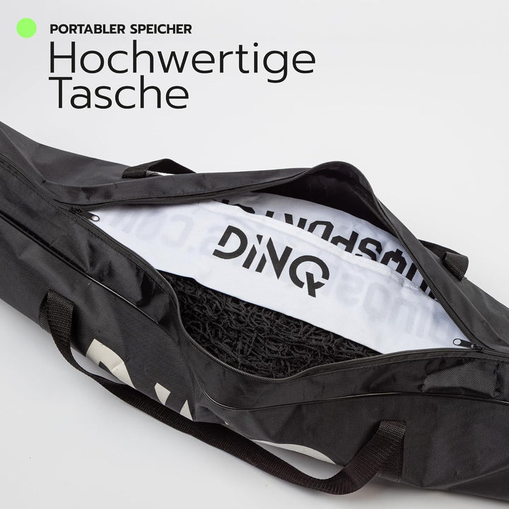 DINQ Pickleball Netz 5 Schichten 1,5 Zoll Polyester Knotenloses Netz offizielle Grösse 5 Fuss Fiberg