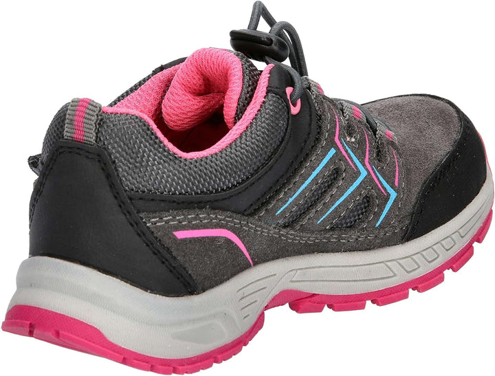 Lico Mädchen Mani Sneaker 27 EU Anthrazit Pink, 27 EU Anthrazit Pink