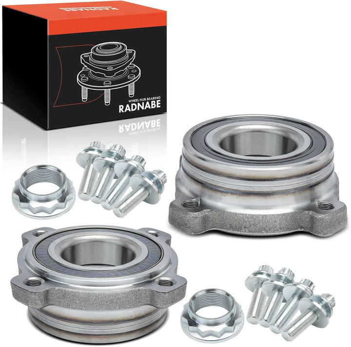 Frankberg 2x Radnabe Radlagersatz Hinterachse Kompatibel mit 5er E39 Stufenheck 2.0L-4.9L 1995-2003