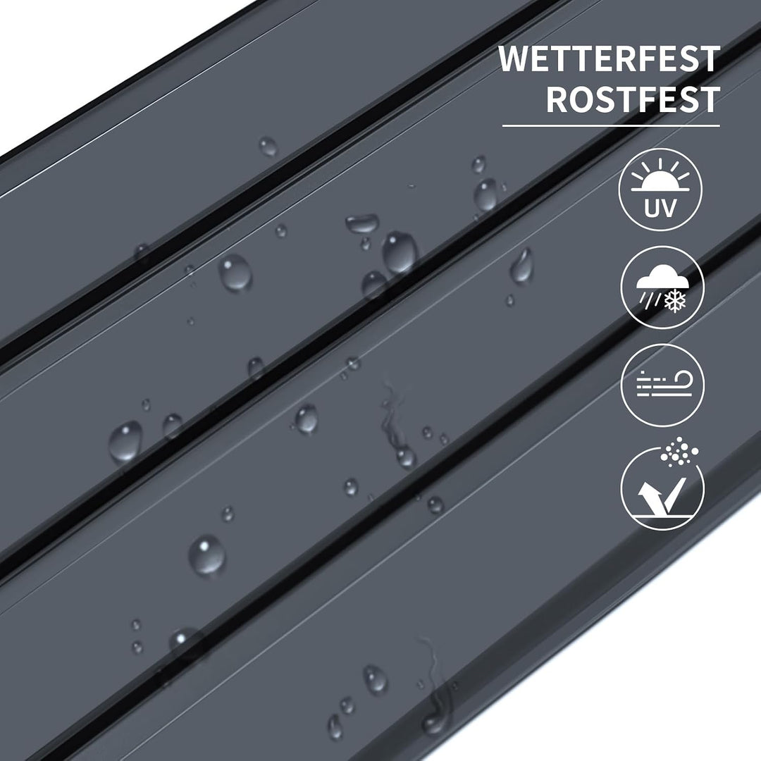 Mondeer Dachblech, Dachbleche Trapezblech, 12PCS Metall Dachdeckung Stahlblech Formblech Platten 115