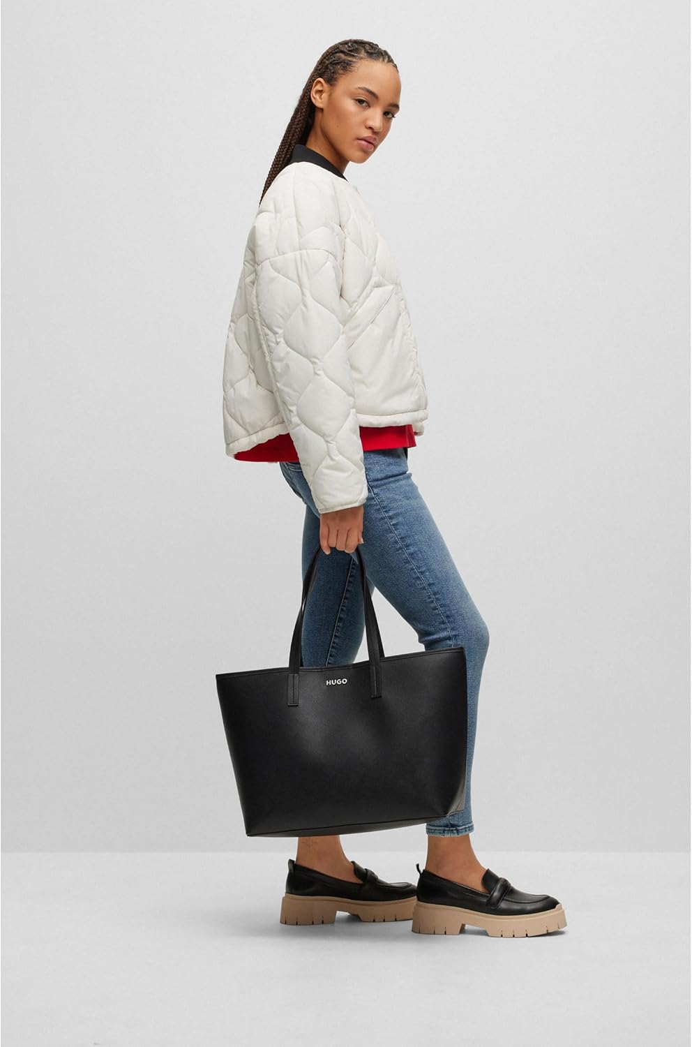 HUGO Damen Chris R. Shopper Black1, Black1