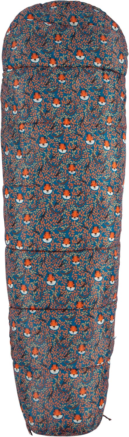 Trespass Bunka Unisex 3-Jahreszeiten-Schlafsack mit Hohlfaserfüllung, Blaugrüner Tiger-Druck