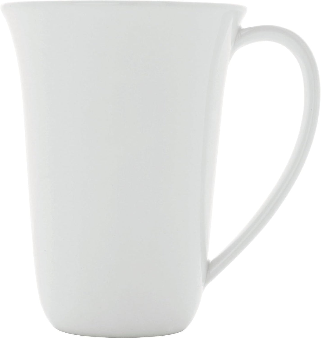 Alessi "KU", 4 Stück Mug aus weissem Porzellan Tasse, Tasse