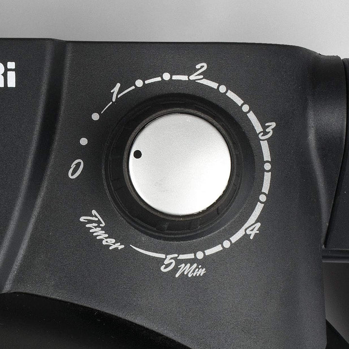 G3 Ferrari elektrischer Pizzaofen Delizia G1000610 schwarz, bis 400 Grad mit feuerfestem Naturstein