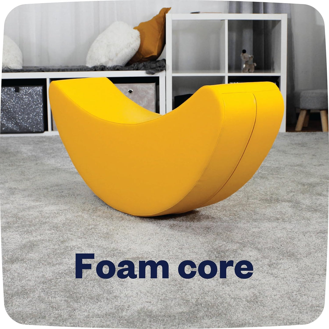 IGLU Soft Play Softbausteine Schaukelpferd Banane Forme Schaukeltier Schaukelspielzeug Kinder Baby S