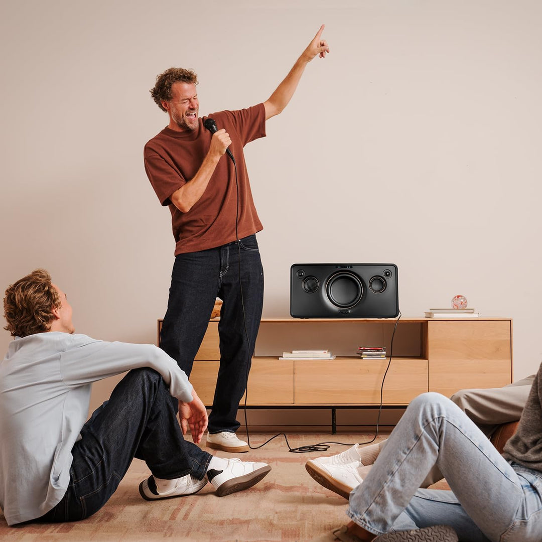 Teufel Motiv® XL HiFi Smart Speaker mit WLAN 210 Watt Kraftvoller Multiroom Schwarz, Schwarz