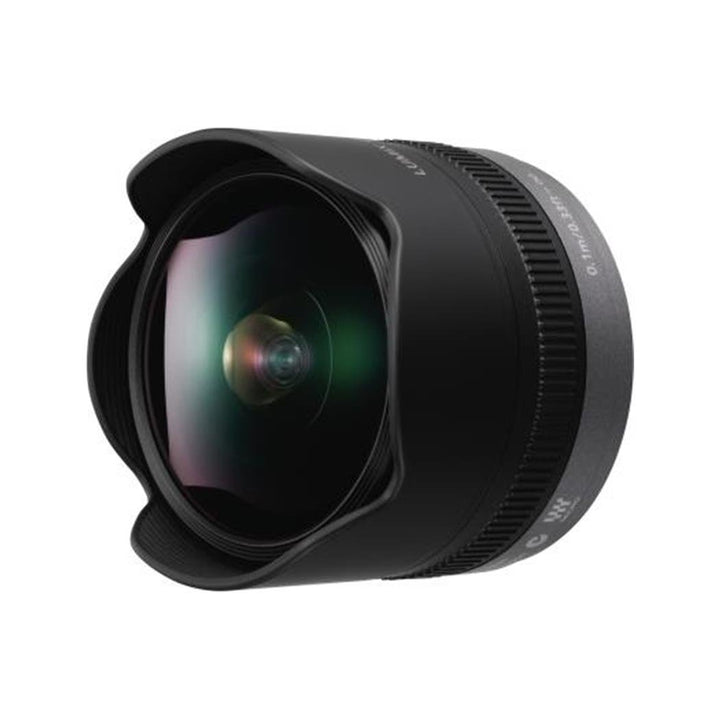 Panasonic H-F008E LUMIX G Fisheye 8 mm F3.5 Objektiv (16 mm KB, klein und leicht, Bildwinkel 180°) s