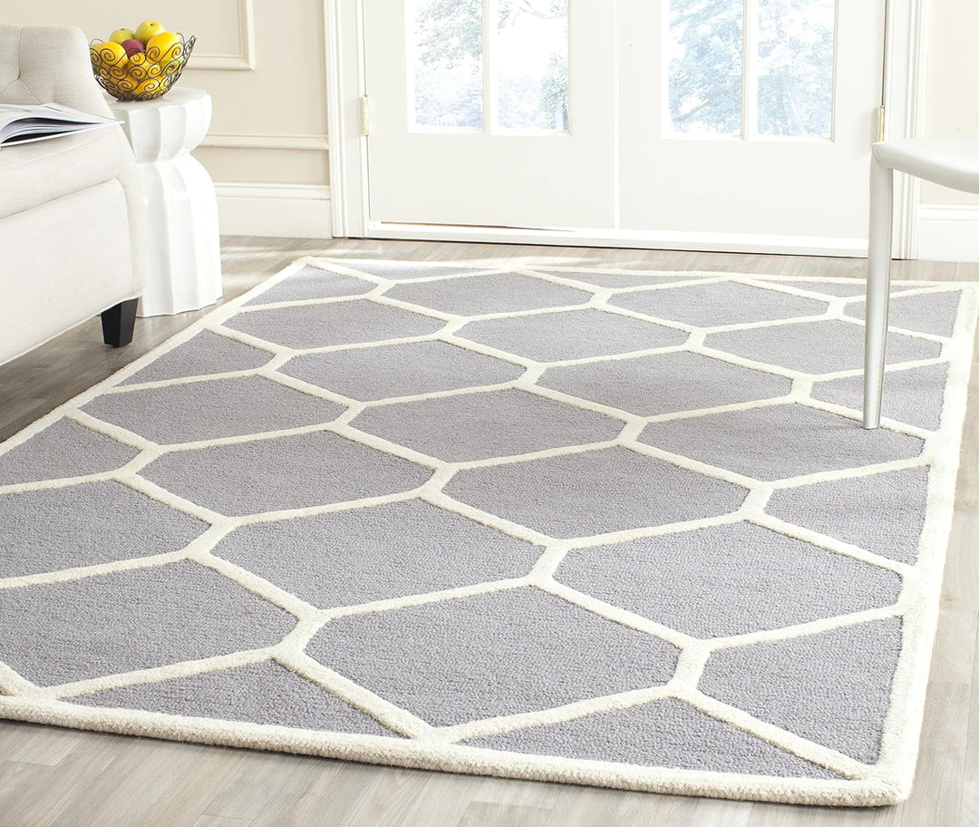 SAFAVIEH Modern Teppich für Wohnzimmer, Esszimmer, Schlafzimmer - Cambridge Collection, Kurzer Flor,