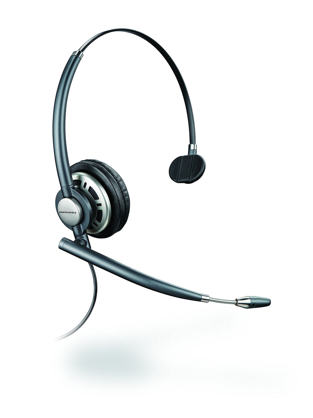 Plantronics HW710N Monaural QD Kopfhörer, Anthrazit Single, Single