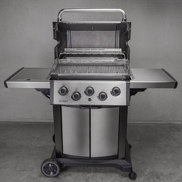 Grillrost.com Das Original Edelstahl MultiStation für Broil King - Signet - Warmhalterost