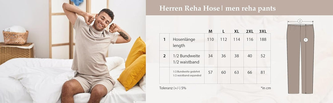 Henry Terre Herren Reha Sweat Hose Sporthose Durchgehender Reissverschluss, Anthrazit
