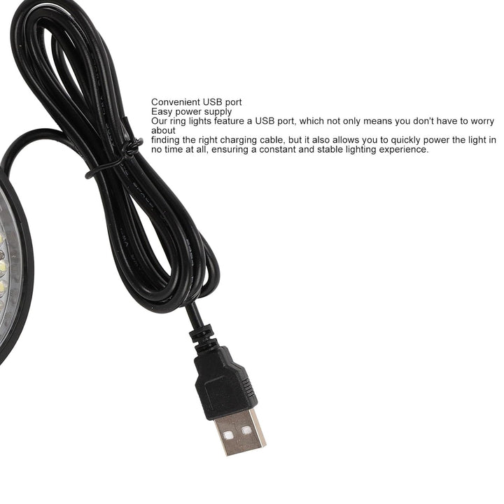 72 LED-Ringlichtbeleuchtung, 6500 K Bis 7500 K Verstellbares Mikroskop-Ringlicht, USB 5 V Mikroskop-
