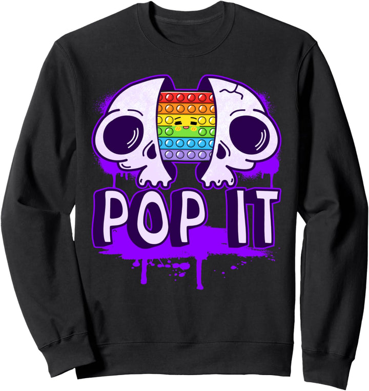 Pop It Halloween Zappelspielzeug Fidget Toy Sweatshirt