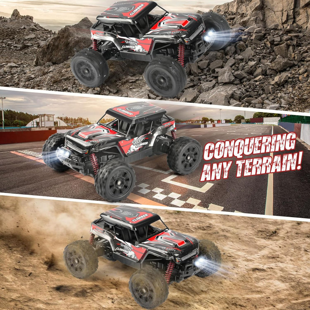 MYDOVA 1:14 Ferngesteuertes Auto, Grosse Grösse RC Offroad Abnehmbar, 25KM/H 2.4GHz DIY Montage All
