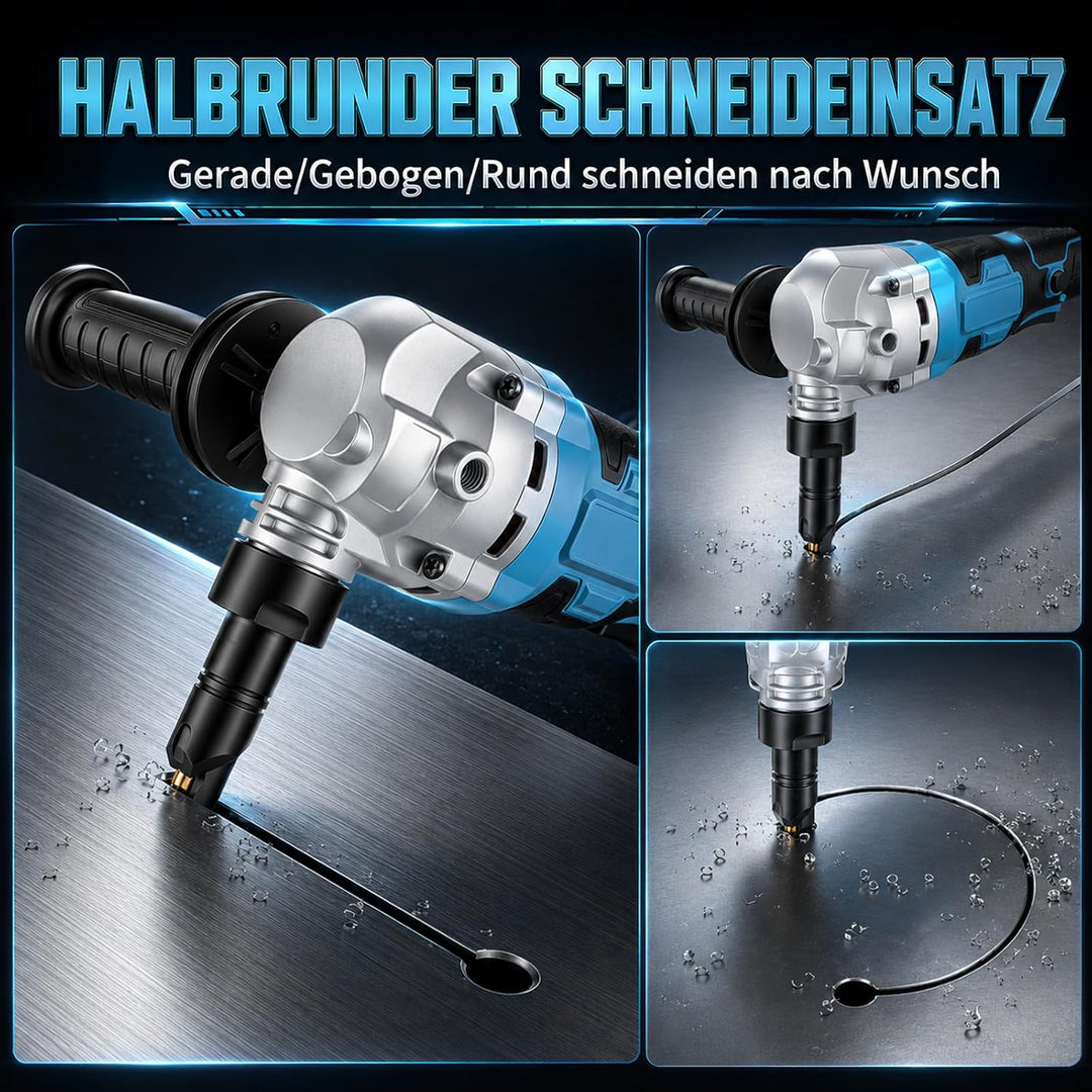 Blechknabber, Akkubetriebener Metallknabber Kompatibel mit Dewalt 18V Akku