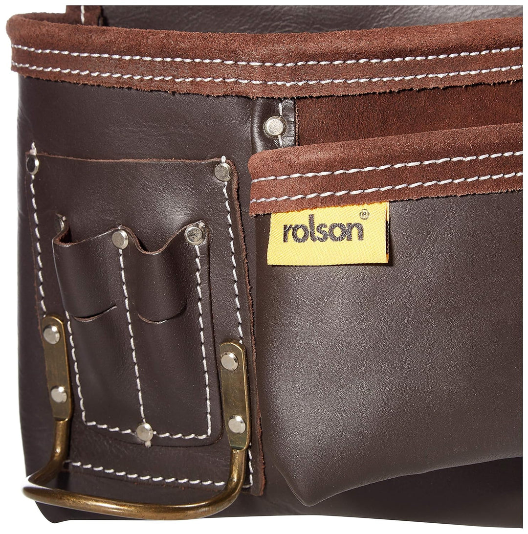 Rolson 68889 Werkzeuggürtel, doppelt, ölgegerbt