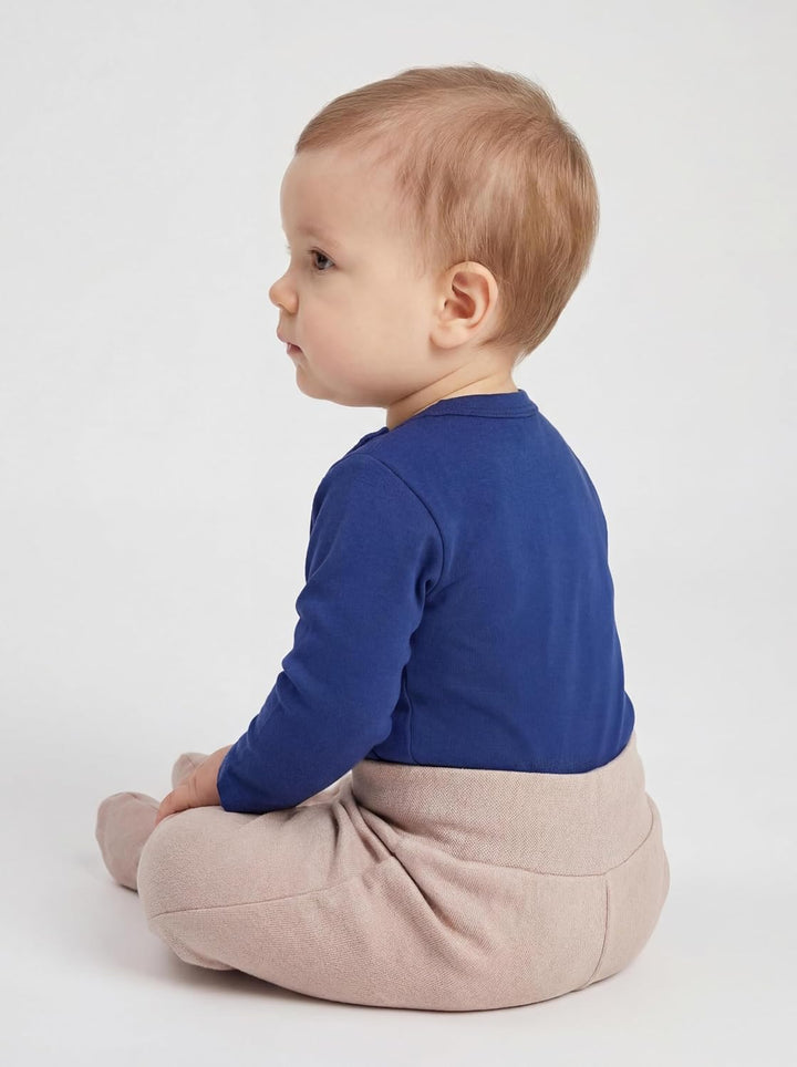 TupTam Baby Unisex Langarm Wickelbody Print/Uni 5er Pack 56 Junge 6, 56 Junge 6
