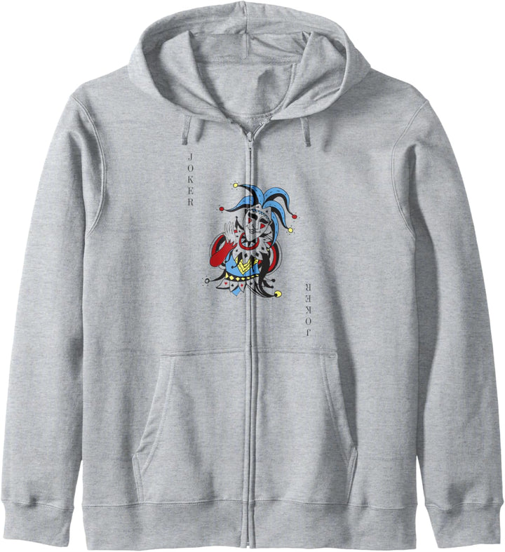 Joker - Spielkarten Einfaches Halloween Kostüm Kapuzenjacke