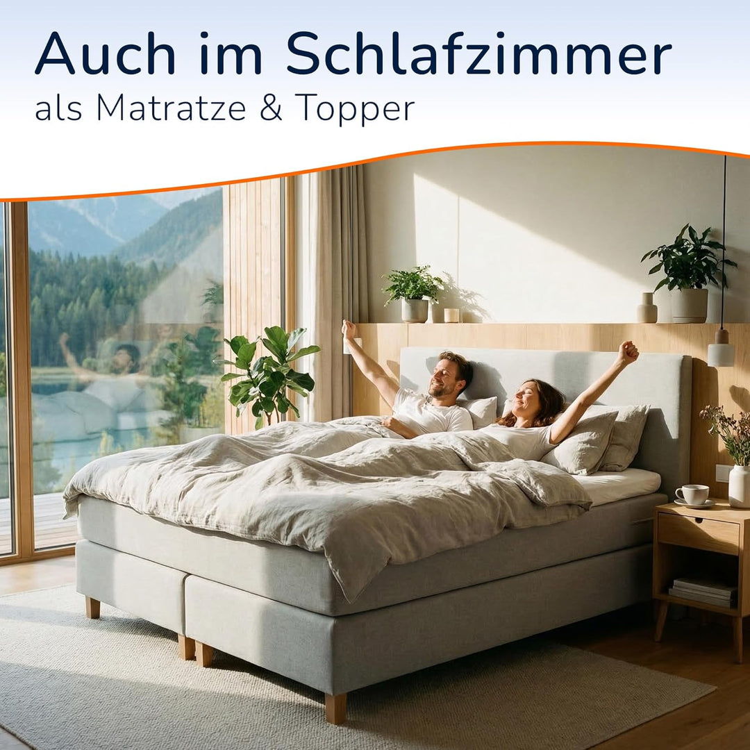 MSS e.K. Schaumstoffplatte Polster Auflage Topper - 200 x 70 x 2 cm - RG27/45 2 cm 70 x 200 cm, 2 cm