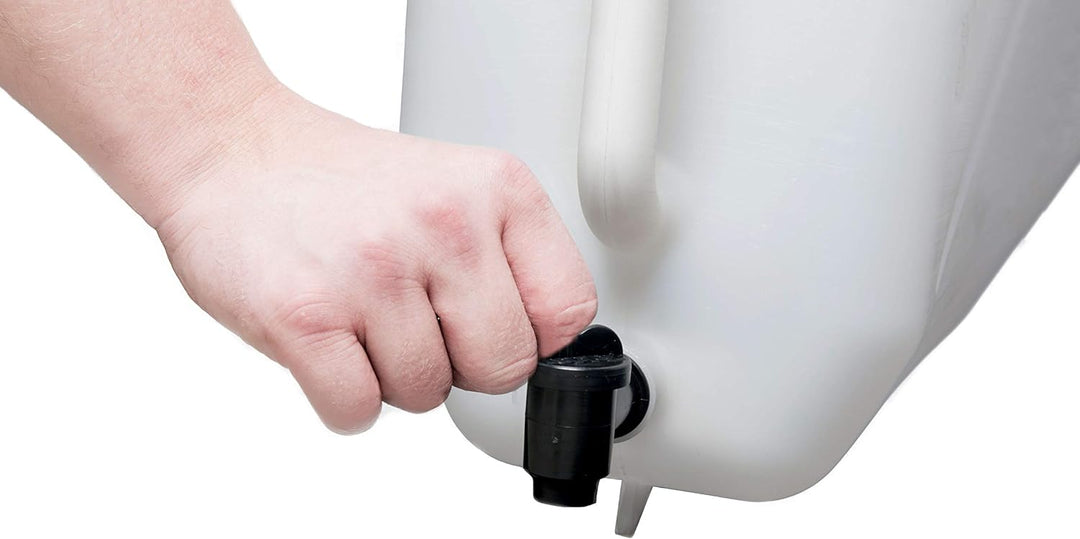 Staukasten4you LKW Waschwassertank 25 Liter mit Seifenspender Wassertank mit Halterung Waschwasserbe