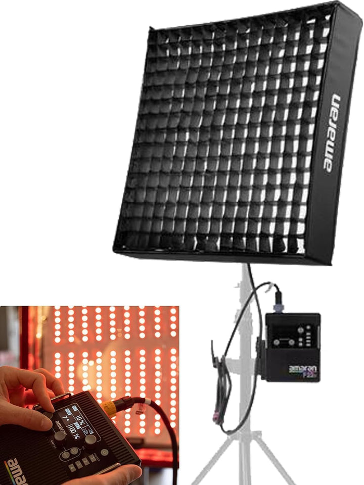 Aputure Amaran F22c 2'x2' RGBWW LED Flexibles Stofflicht LED-Videolicht 2500K~7500K, 200W, 15 Lichte