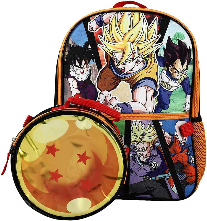 Dragon Ball Z Sublimierter Rucksack und Lunchtasche