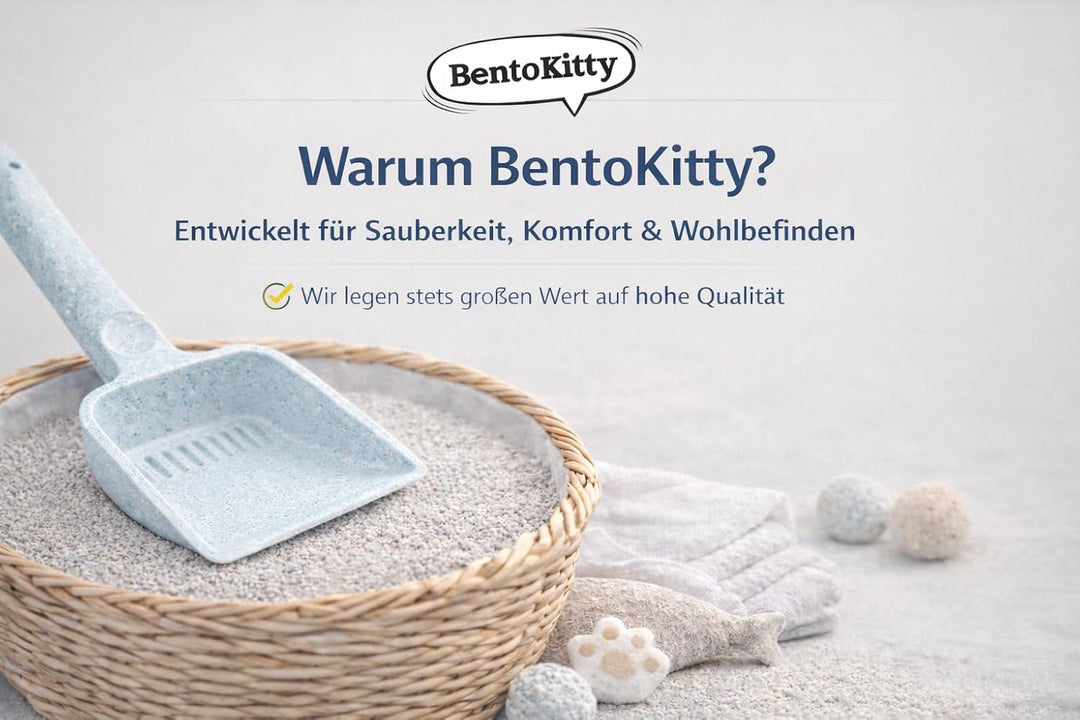 Katzenstreu (10L, 1er Pack) mit Lavendel Duft, Klumpend, weiss, feinkörnig, Klumpstreu aus Bentonite