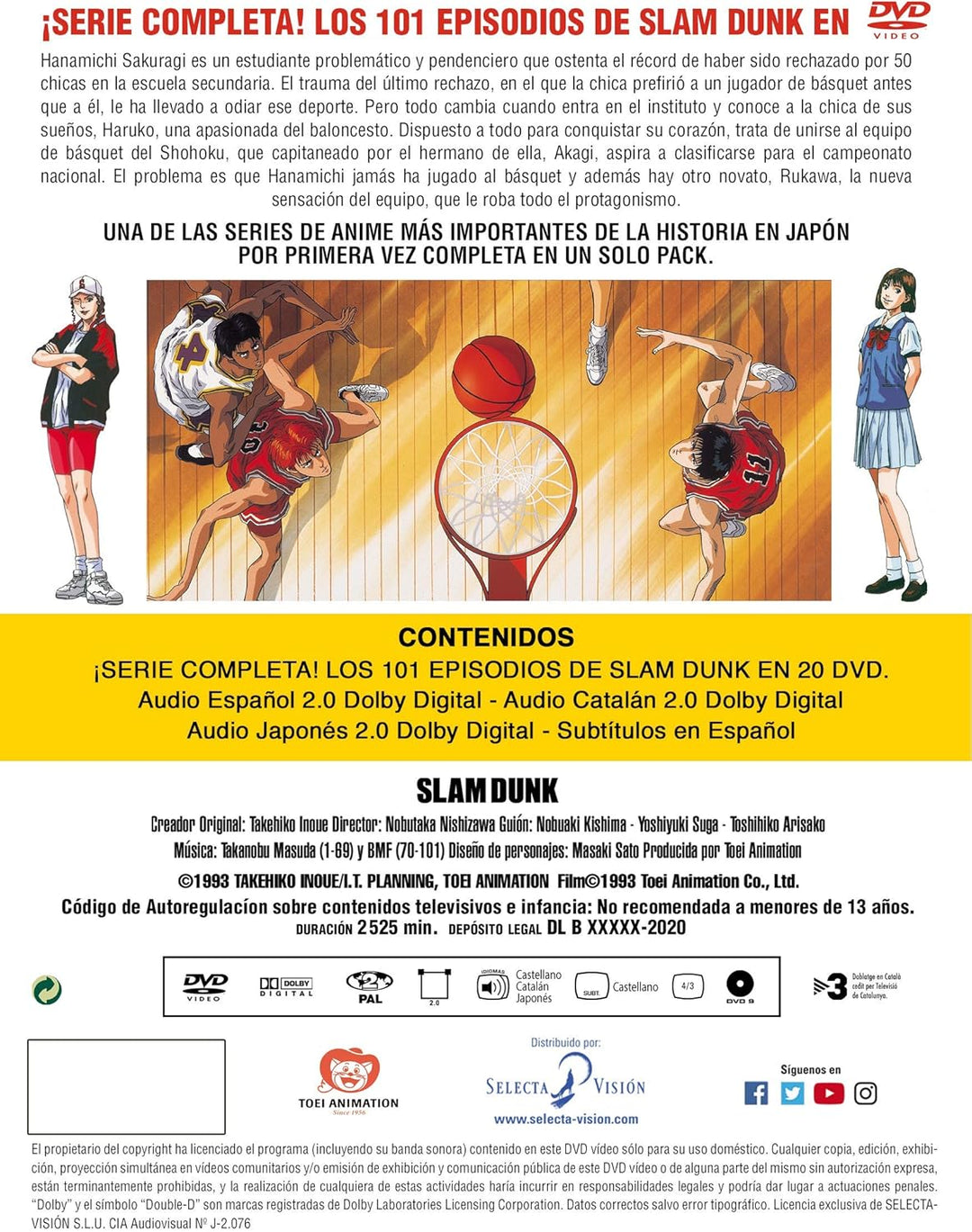 Slam Dunk (Serie completa) - DVD