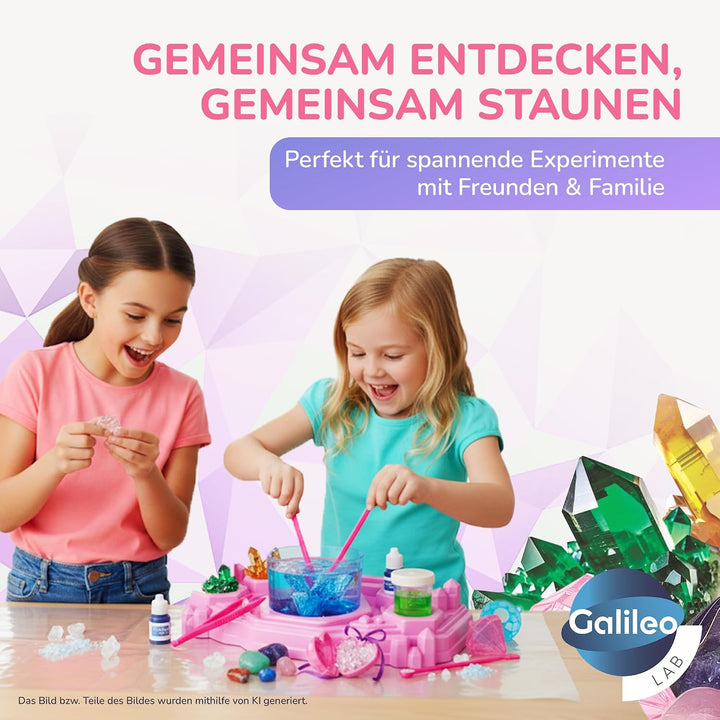 Galileo Lab Mein grosses Kristall-Labor - DIY Experimentierset zur Herstellung riesiger Kristalle &amp;