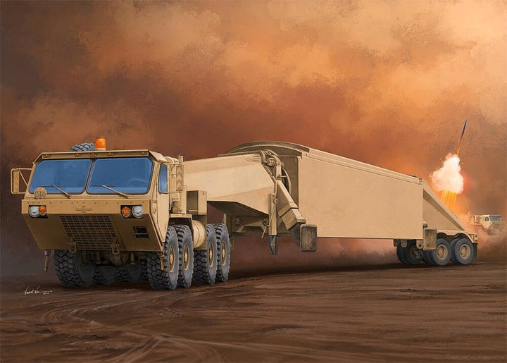 Trumpeter 1059 M983 Tractor with AN/TPY-2 X Band Radar Plastikmodellbausatz, Farbig