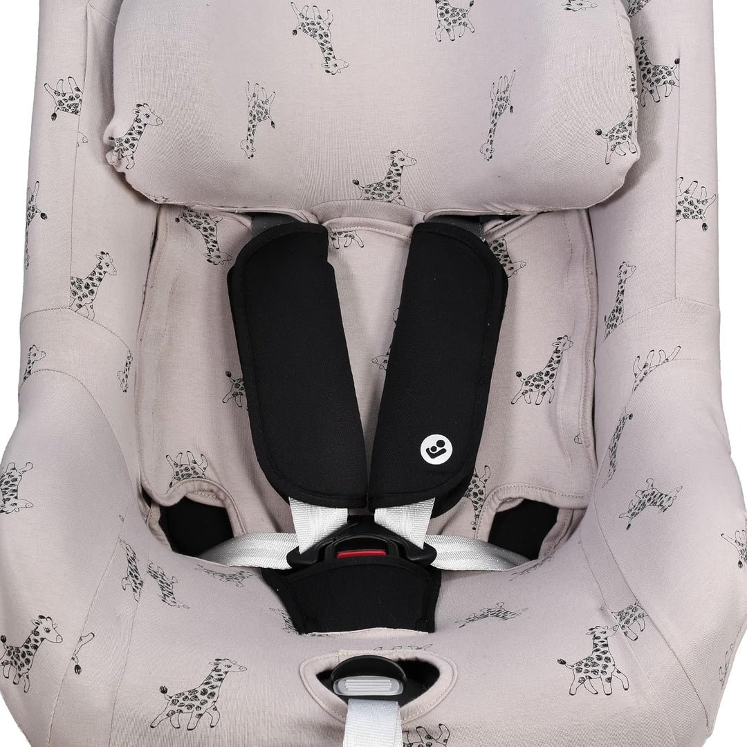 JYOKO KIDS Bezug für Autositz kompatibel mit Maxi Cosi (Giraffe, Maxi Cosi Mica Eco I-Size)