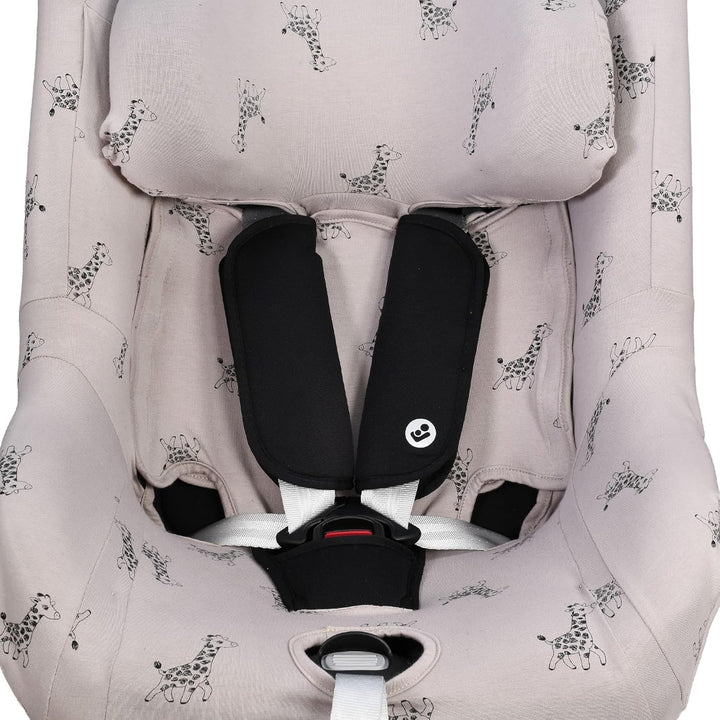 JYOKO KIDS Bezug für Autositz kompatibel mit Maxi Cosi (Giraffe, Maxi Cosi Mica Eco I-Size)