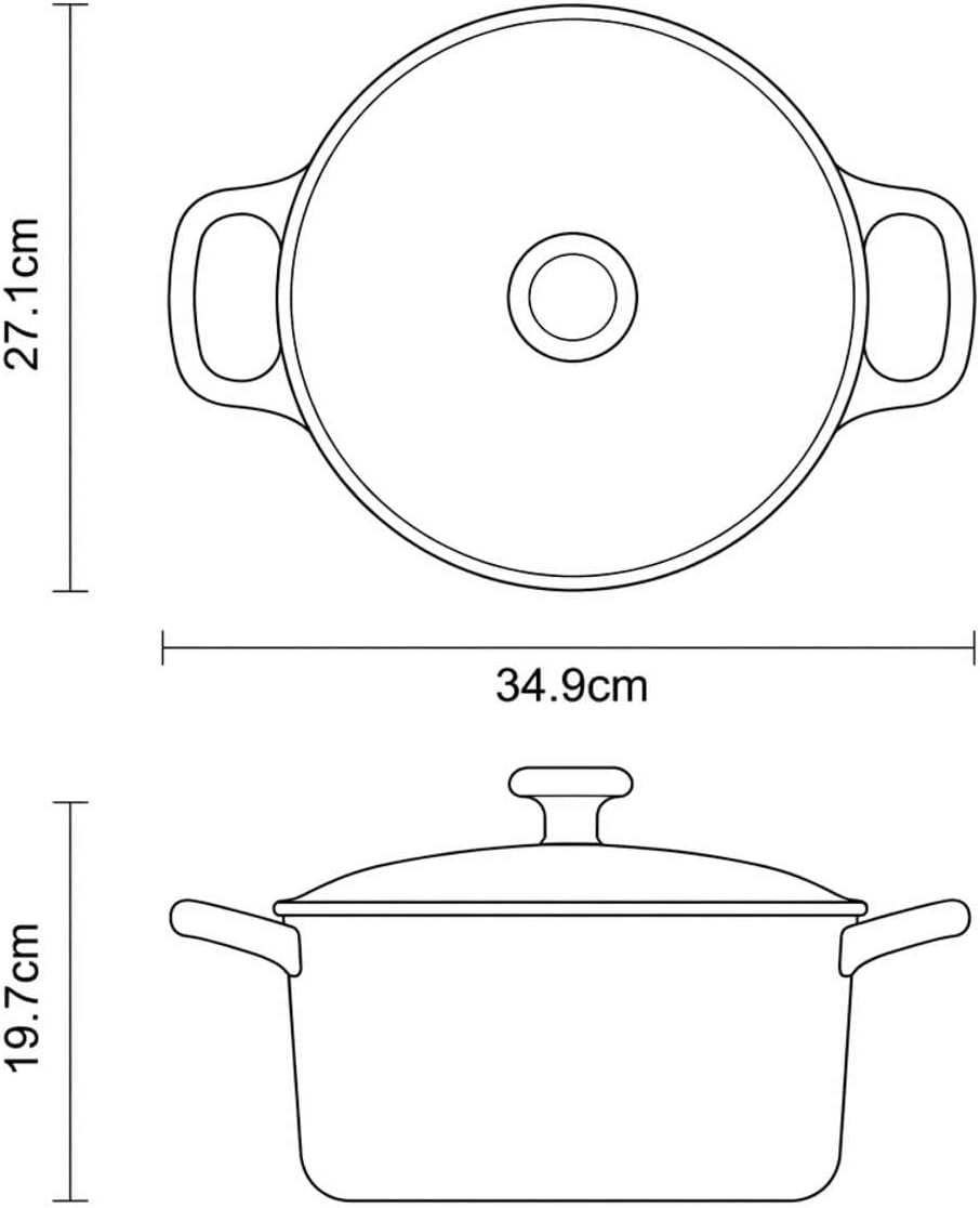Tramontina Bestow Bräter Gusseisen 6,2L Ø 28 cm, Emailliert, Induktion, Backofengeeignet bis 230°C,