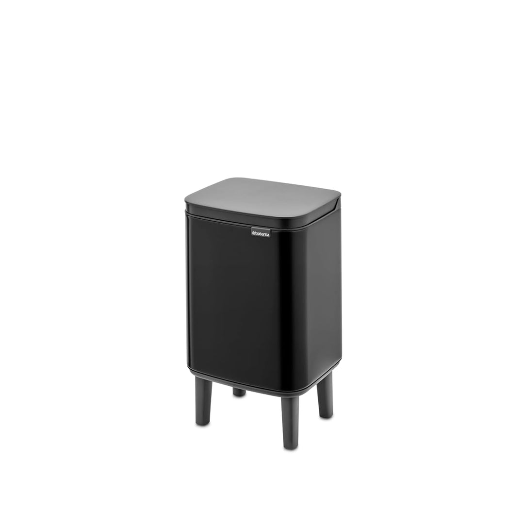 Brabantia - Mülleimer Bo Hi 4L mit Soft-Close-Deckel, herausnehmbarem Inneneimer und Transportgriff