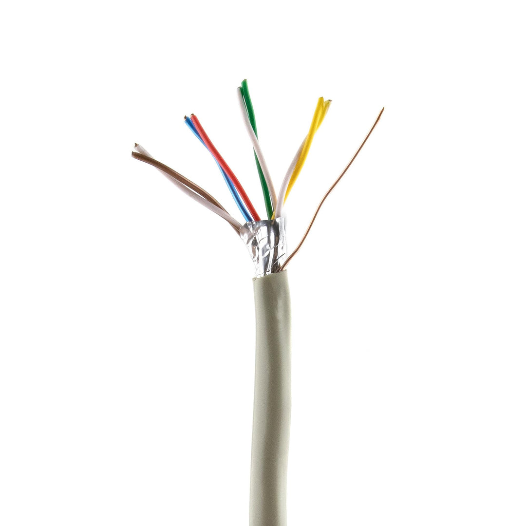 Telefonkabel 4x2x0,6mm J-Y(ST) Y 100m rund für Unterputzmontage, Fernmelde-Installationsleitung 8-ad